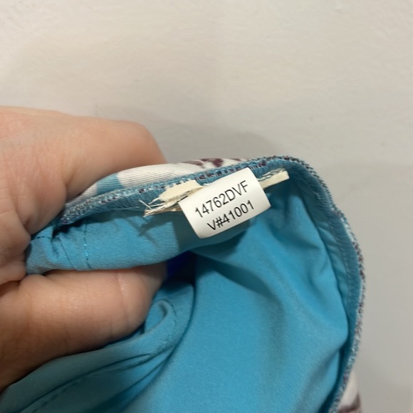 DIANE VON FURSTENBERG DVF ASHLEY FLORAL PRINT CADY STRAIGHT LEG PANT - Picture 11 of 11